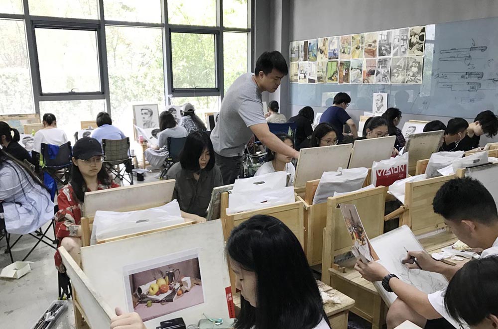 北京清美壹佰画室课堂